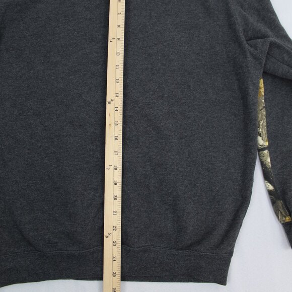 Legendary Whitetails Hoodie Sweatshirt Mens Size Medium Gray Camo Deer Logo - Picture 9 of 10